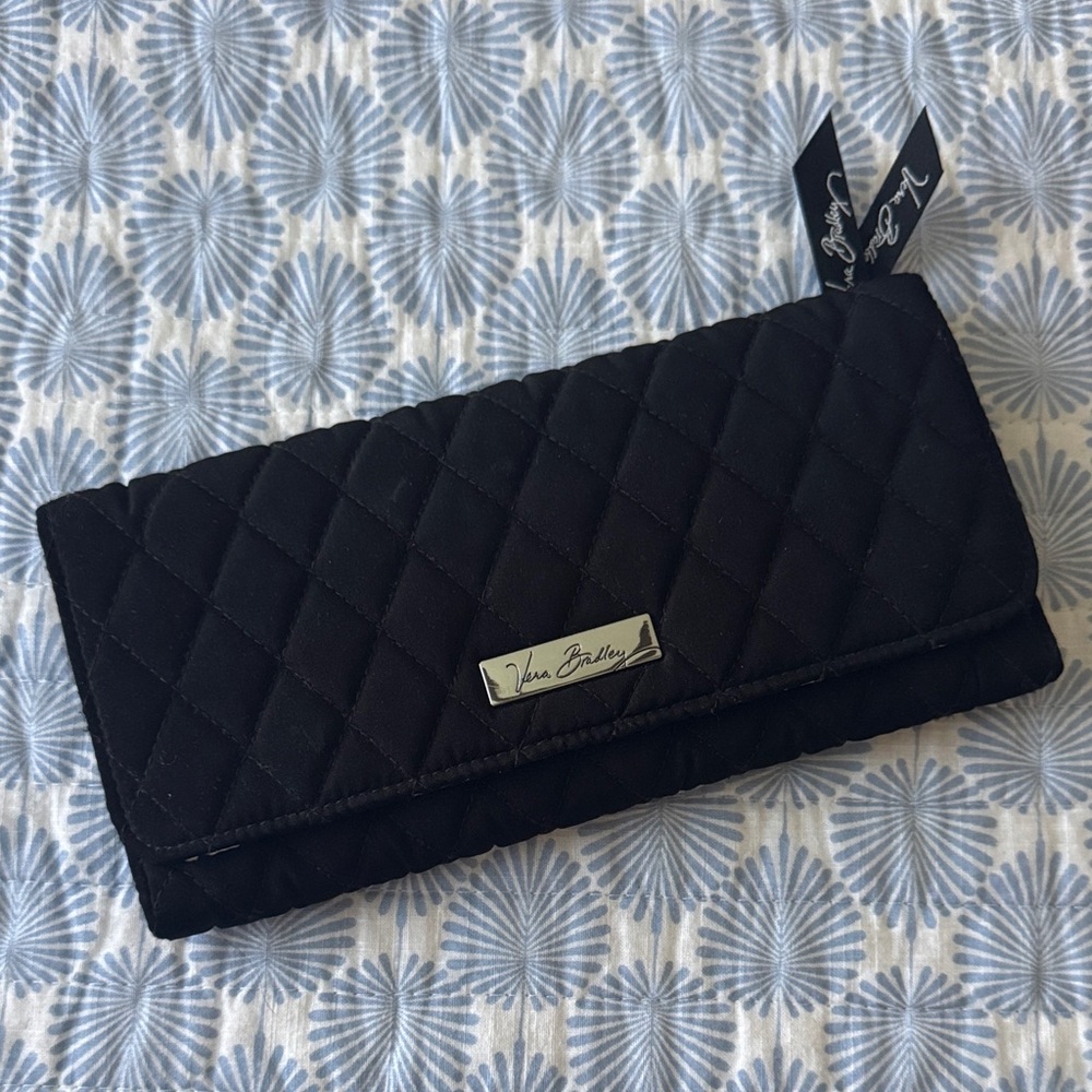 Vera Bradley Black Quilted Wallet